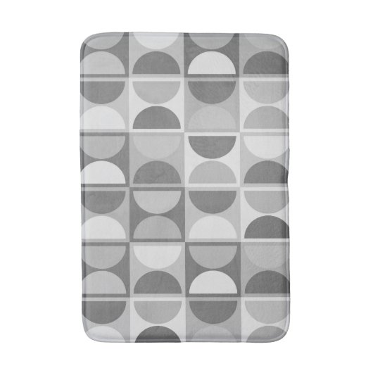 Moderne geometrisch Abstract patroon uit het midde Badmat (Voorkant Verticaal)