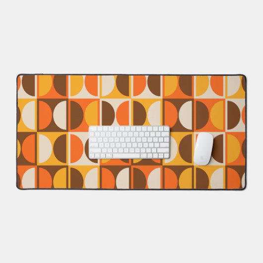 Moderne geometrisch Abstract patroon uit het midde Bureaumat (Keyboard & Muis)