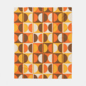 Moderne geometrisch Abstract patroon uit het midde Fleece Deken (Voorkant)