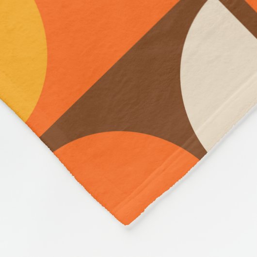 Moderne geometrisch Abstract patroon uit het midde Fleece Deken (Hoek)