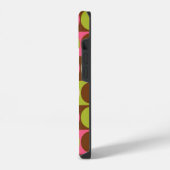 Moderne geometrisch Abstract patroon uit het midde iPhone Hoesje (Linkerkant)