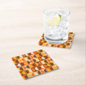 Moderne geometrisch Abstract patroon uit het midde Kartonnen Onderzetters (Insitu)