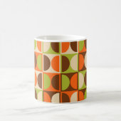 Moderne geometrisch Abstract patroon uit het midde Koffiemok (Center)