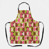 Moderne geometrisch Abstract patroon uit het midde Schort (Voorkant)