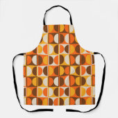 Moderne geometrisch Abstract patroon uit het midde Schort (Voorkant)