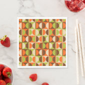 Moderne geometrisch Abstract patroon uit het midde Servet (Insitu)