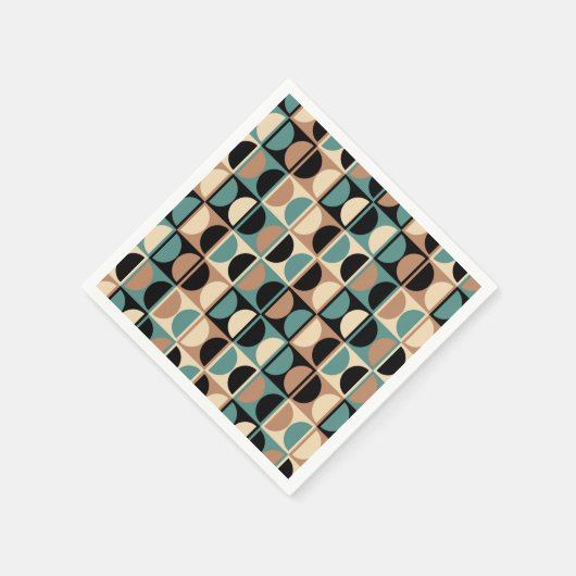 Moderne geometrisch Abstract patroon uit het midde Servet (Hoek)