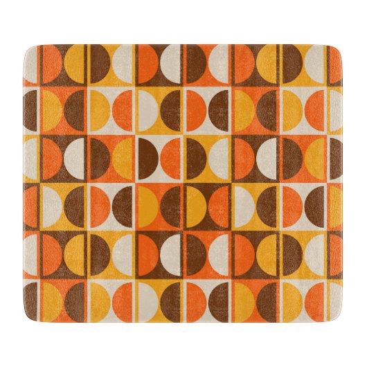 Moderne geometrisch Abstract patroon uit het midde Snijplank (Voorkant)