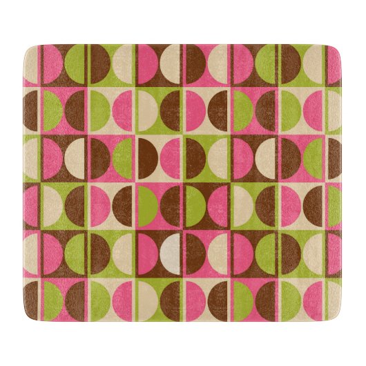 Moderne geometrisch Abstract patroon uit het midde Snijplank (Voorkant)