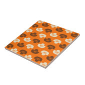 Moderne geometrisch Abstract patroon uit het midde Tegeltje (Zijkant)
