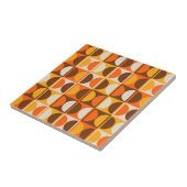 Moderne geometrisch Abstract patroon uit het midde Tegeltje (Zijkant)