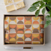 Moderne geometrisch Abstract patroon uit het midde Tissuepapier (Geschenk)