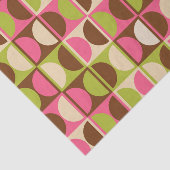 Moderne geometrisch Abstract patroon uit het midde Tissuepapier (Detail)