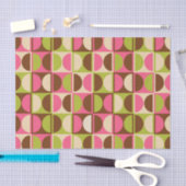 Moderne geometrisch Abstract patroon uit het midde Tissuepapier (Craft)