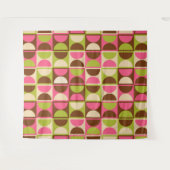 Moderne geometrisch Abstract patroon uit het midde Wandkleed (Voorkant (horizontaal))