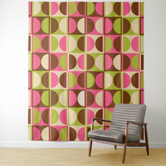 Moderne geometrisch Abstract patroon uit het midde Wandkleed (In situ)