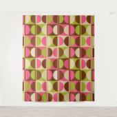 Moderne geometrisch Abstract patroon uit het midde Wandkleed (Voorkant)