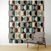 Moderne geometrisch Abstract patroon uit het midde Wandkleed (In situ)