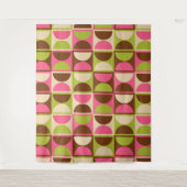Moderne geometrisch Abstract patroon uit het midde Wandkleed (Voorkant)