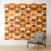 Moderne geometrisch Abstract patroon uit het midde Wandkleed (In Situ (horizontaal))