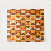 Moderne geometrisch Abstract patroon uit het midde Wandkleed (Voorkant (horizontaal))