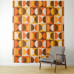 Moderne geometrisch Abstract patroon uit het midde Wandkleed