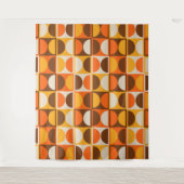 Moderne geometrisch Abstract patroon uit het midde Wandkleed (Voorkant)