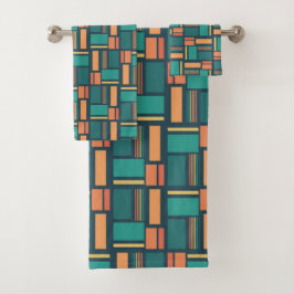 Moderne Geometrisch Bad Handdoek