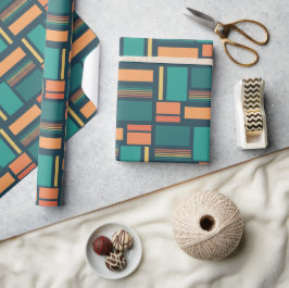 Moderne Geometrisch Cadeaupapier