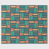 Moderne Geometrisch Cadeaupapier (Vlak)