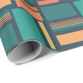 Moderne Geometrisch Cadeaupapier (Rol Hoek)