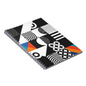 Moderne geometrisch in scandinavische stijl notitieboek (Rechterzijde)