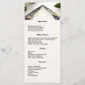 Moderne geometrisch met menu 'Dinner' van kleine b (Voorkant)