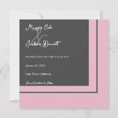 Moderne geometrisch sparen de Datum Save The Date (Achterkant)