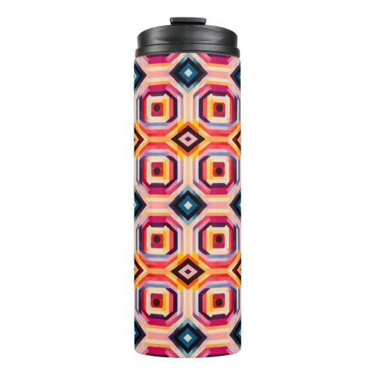 Moderne Geometrisch Thermosbeker (Voorkant)