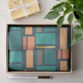 Moderne Geometrisch Tissuepapier (Geschenk)
