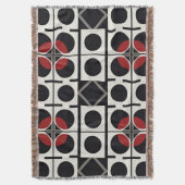 Moderne Geometrische Abstract Met Cirkels Deken (Voorkant Verticaal)