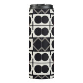 Moderne Geometrische Abstract Met Cirkels Thermosbeker (Achterkant)