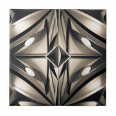 Moderne Geometrische Abstract Tegeltje (Voorkant)