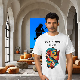 Moderne Geometrische Abstract voor Gepassioneerde T-shirt