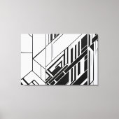 Moderne Geometrische Abstracte Canvas Afdruk (Voorkant)