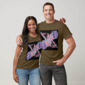 Moderne Geometrische Abstracte Heren Kunst T-shirt (Unisex)