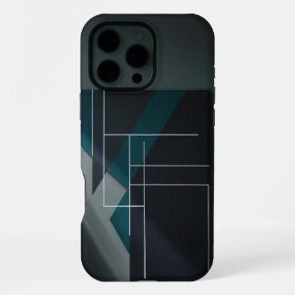 Moderne Geometrische Abstracte iPhone Hoes 16 Pro Max Hoesje