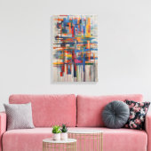 Moderne geometrische Abstracte kunst Canvas Afdruk (Insitu (Woonkamer))