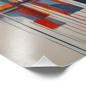 Moderne Geometrische Abstracte Kunst Foto Afdruk (Hoek)