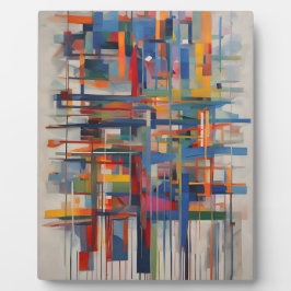 Moderne geometrische Abstracte kunst Fotoplaat