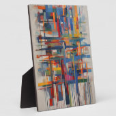 Moderne geometrische Abstracte kunst Fotoplaat (Zijkant)