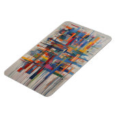Moderne Geometrische Abstracte Kunst Magneet (Linkerzijde)