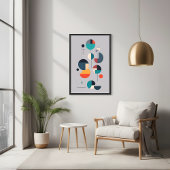 Moderne geometrische Abstracte kunst - minimalisti Perfect Poster