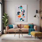 Moderne geometrische Abstracte kunst - minimalisti Perfect Poster